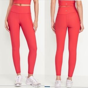 Old Navy active powersoft high rise legging dusty rose size large tall